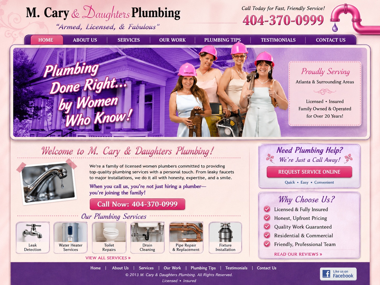 M. Cary & Daughters Plumbing project preview